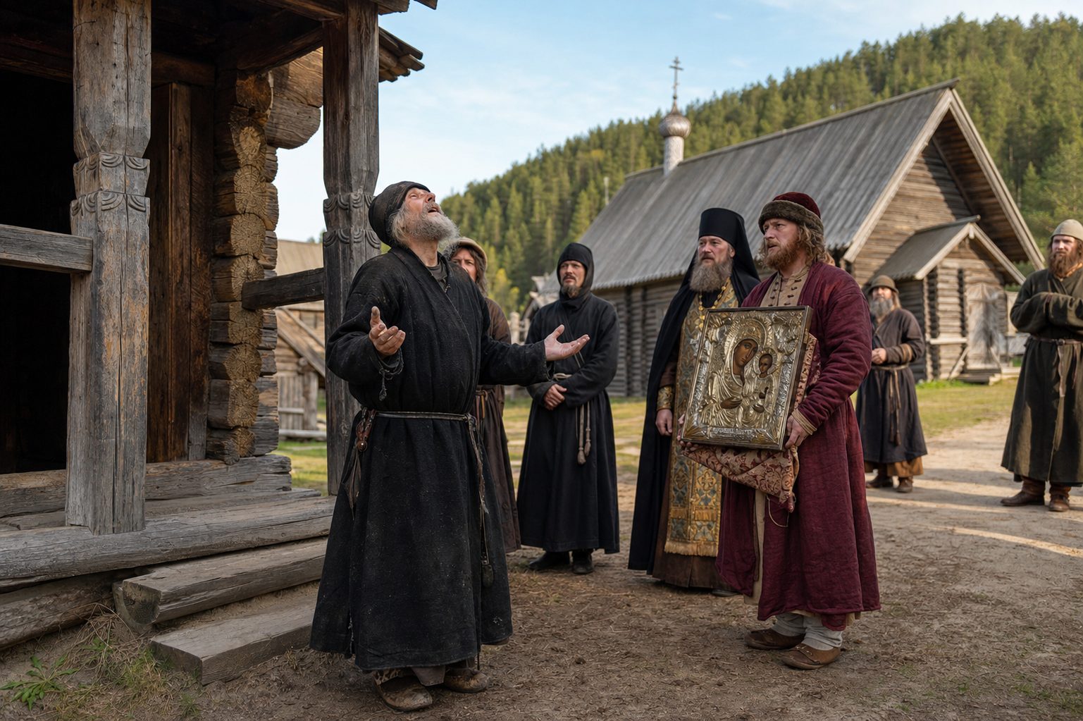 Photorealistic image, Feast in honor of the Georgian icon of the Mother of God, Orthodox calendar, 2026-09-04, fixed_feast_or_icon